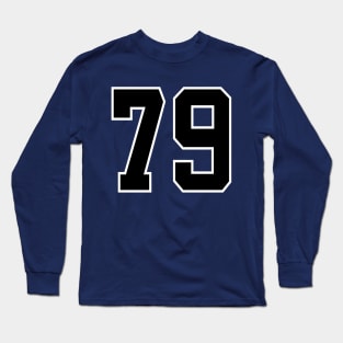 Number 79 Long Sleeve T-Shirt